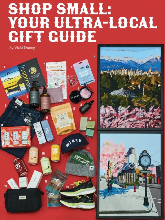 Pleasant Shimo Featured on the Cover of the Georgia Straight Holiday Gift Guide